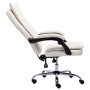 Silla de oficina de cuero sintético color crema de vidaXL, Sillas de oficina - Ref: Foro24-20351, Precio: 196,67 €, Descuento: %