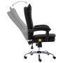 Silla de oficina de masaje de cuero sintético negra de vidaXL, Sillas de oficina - Ref: Foro24-20356, Precio: 191,99 €, Descu...