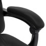 Silla de oficina de masaje de cuero sintético negra de vidaXL, Sillas de oficina - Ref: Foro24-20356, Precio: 191,99 €, Descu...