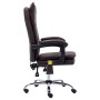 Silla de oficina de masaje de cuero sintético marrón de vidaXL, Sillas de oficina - Ref: Foro24-20357, Precio: 187,99 €, Desc...