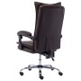 Silla de oficina de masaje de cuero sintético marrón de vidaXL, Sillas de oficina - Ref: Foro24-20357, Precio: 187,99 €, Desc...