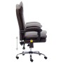 Brown Faux Leather Massage Office Chair by vidaXL, Office chairs - Ref: Foro24-20357, Price: 187,99 €, Discount: %