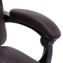 Brown Faux Leather Massage Office Chair by vidaXL, Office chairs - Ref: Foro24-20357, Price: 187,99 €, Discount: %