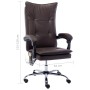 Silla de oficina de masaje de cuero sintético marrón de vidaXL, Sillas de oficina - Ref: Foro24-20357, Precio: 187,99 €, Desc...