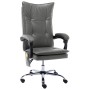 Anthracite Gray Faux Leather Massage Office Chair by vidaXL, Office chairs - Ref: Foro24-20358, Price: 216,70 €, Discount: %