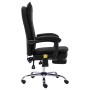 Silla de oficina de masaje de cuero sintético negra de vidaXL, Sillas de oficina - Ref: Foro24-20360, Precio: 226,85 €, Descu...