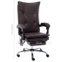 Silla de oficina de masaje de cuero sintético marrón de vidaXL, Sillas de oficina - Ref: Foro24-20361, Precio: 237,10 €, Desc...