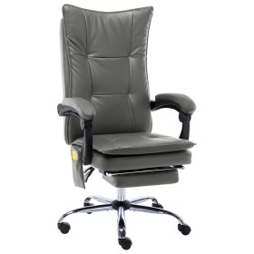 Anthracite Gray Faux Leather Massage Office Chair by vidaXL, Office chairs - Ref: Foro24-20362, Price: 226,09 €, Discount: %