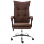 Brown fabric massage office chair by vidaXL, Office chairs - Ref: Foro24-20371, Price: 215,39 €, Discount: %