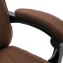 Brown fabric massage office chair by vidaXL, Office chairs - Ref: Foro24-20371, Price: 215,39 €, Discount: %