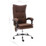 Brown fabric massage office chair by vidaXL, Office chairs - Ref: Foro24-20371, Price: 215,39 €, Discount: %