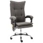 Silla de oficina de masaje de tela gris de vidaXL, Sillas de oficina - Ref: Foro24-20372, Precio: 166,39 €, Descuento: %