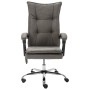 Silla de oficina de masaje de tela gris de vidaXL, Sillas de oficina - Ref: Foro24-20372, Precio: 166,39 €, Descuento: %