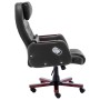 Silla de oficina de cuero sintético negra de vidaXL, Sillas de oficina - Ref: Foro24-20376, Precio: 207,54 €, Descuento: %