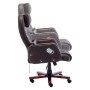 Silla de oficina de cuero sintético marrón de vidaXL, Sillas de oficina - Ref: Foro24-20377, Precio: 219,99 €, Descuento: %