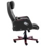 Silla de oficina de masaje de cuero sintético negra de vidaXL, Sillas de oficina - Ref: Foro24-20379, Precio: 285,45 €, Descu...