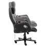 Silla de oficina de masaje de cuero sintético negra de vidaXL, Sillas de oficina - Ref: Foro24-20379, Precio: 285,45 €, Descu...