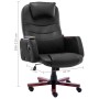 Silla de oficina de masaje de cuero sintético negra de vidaXL, Sillas de oficina - Ref: Foro24-20379, Precio: 285,45 €, Descu...