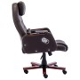 Silla de oficina de masaje de cuero sintético marrón de vidaXL, Sillas de oficina - Ref: Foro24-20380, Precio: 289,99 €, Desc...