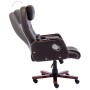 Brauner Massage-Bürostuhl aus Kunstleder von vidaXL, Bürostühle - Ref: Foro24-20380, Preis: 289,99 €, Rabatt: %