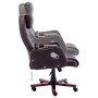 Silla de oficina de masaje de cuero sintético marrón de vidaXL, Sillas de oficina - Ref: Foro24-20380, Precio: 289,99 €, Desc...