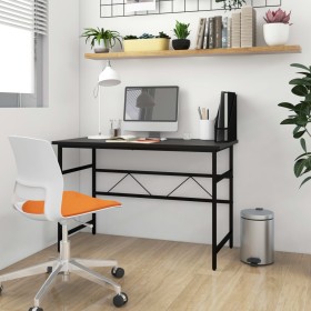 MDF and black metal computer desk 105x55x72 cm by vidaXL, Desks - Ref: Foro24-20538, Price: 74,04 €, Discount: %