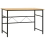 MDF computer desk metal black oak 105x55x72 cm by vidaXL, Desks - Ref: Foro24-20541, Price: 81,09 €, Discount: %