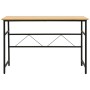 MDF computer desk metal black oak 105x55x72 cm by vidaXL, Desks - Ref: Foro24-20541, Price: 81,09 €, Discount: %