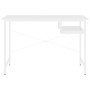 Escritorio para ordenador de MDF y metal blanco 105x55x72 cm de vidaXL, Escritorios - Ref: Foro24-20543, Precio: 72,73 €, Des...