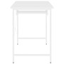 MDF and white metal computer desk 105x55x72 cm by vidaXL, Desks - Ref: Foro24-20543, Price: 72,73 €, Discount: %