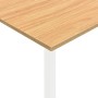 MDF-Computertisch aus weißem Eichenmetall, 105 x 55 x 72 cm von vidaXL, Schreibtische - Ref: Foro24-20552, Preis: 80,88 €, Ra...