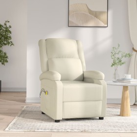 Sillón de masaje eléctrico cuero sintético blanco de vidaXL, Sillones de masaje eléctricos - Ref: Foro24-3073713, Precio: 330...