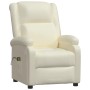 White synthetic leather electric massage chair by vidaXL, Electric massage chairs - Ref: Foro24-3073713, Price: 330,14 €, Dis...