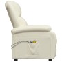 White synthetic leather electric massage chair by vidaXL, Electric massage chairs - Ref: Foro24-3073713, Price: 330,14 €, Dis...