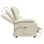 White synthetic leather electric massage chair by vidaXL, Electric massage chairs - Ref: Foro24-3073713, Price: 330,14 €, Dis...