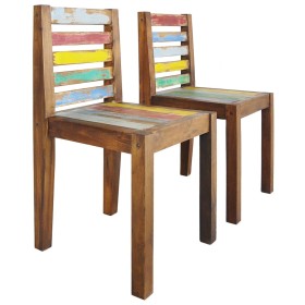 Sillas de comedor 2 unidades madera maciza reciclada de vidaXL, Sillas de comedor - Ref: Foro24-326179, Precio: 196,99 €, Des...