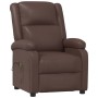 Sillón de masaje eléctrico cuero sintético marrón de vidaXL, Sillones de masaje eléctricos - Ref: Foro24-3073714, Precio: 254...