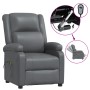 Sillón de masaje de cuero sintético gris antracita de vidaXL, Sillones de masaje eléctricos - Ref: Foro24-3073715, Precio: 26...