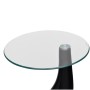 Couchtisch runde Oberfläche glänzendes schwarzes Glas 2 Stk von vidaXL, Couchtisch - Ref: Foro24-240323, Preis: 208,86 €, Rab...