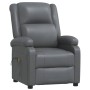 Sillón de masaje de cuero sintético gris antracita de vidaXL, Sillones de masaje eléctricos - Ref: Foro24-3073715, Precio: 26...