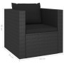 4-piece garden furniture set and black synthetic rattan cushions by vidaXL, Garden sets - Ref: Foro24-45826, Price: 486,99 €,...