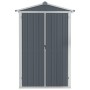 Garden shed gray galvanized steel 116x45x175 cm by vidaXL, Sheds - Ref: Foro24-46302, Price: 146,99 €, Discount: %