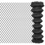 Gray steel wire mesh fence 25x1.25 m by vidaXL, fence panels - Ref: Foro24-142430, Price: 97,99 €, Discount: %