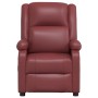 Sillón de masaje eléctrico cuero sintético rojo tinto de vidaXL, Sillones de masaje eléctricos - Ref: Foro24-3073716, Precio:...