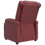 Sillón de masaje eléctrico cuero sintético rojo tinto de vidaXL, Sillones de masaje eléctricos - Ref: Foro24-3073716, Precio:...