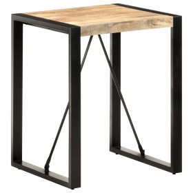 Solid rough mango wood dining table 60x60x75 cm by vidaXL, Kitchen and dining tables - Ref: Foro24-321592, Price: 136,44 €, D...