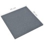 Losetas de goma protección de caídas 6 unidades gris 50x50x3cm de vidaXL, Suelos y moquetas - Ref: Foro24-93439, Precio: 90,0...