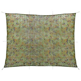 Camouflage net with green storage bag 2x4 m by vidaXL, Protective equipment for hunting and shooting - Ref: Foro24-135880, Pr...