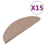 Selbstklebende Stufenmatte 15 Stück beige 56x17x3 cm von vidaXL, Treppenmatten - Ref: Foro24-136388, Preis: 35,68 €, Rabatt: %