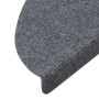 Self-adhesive stair tread mat 15 units 56x17x3 cm gray by vidaXL, Stair mats - Ref: Foro24-136391, Price: 26,08 €, Discount: %